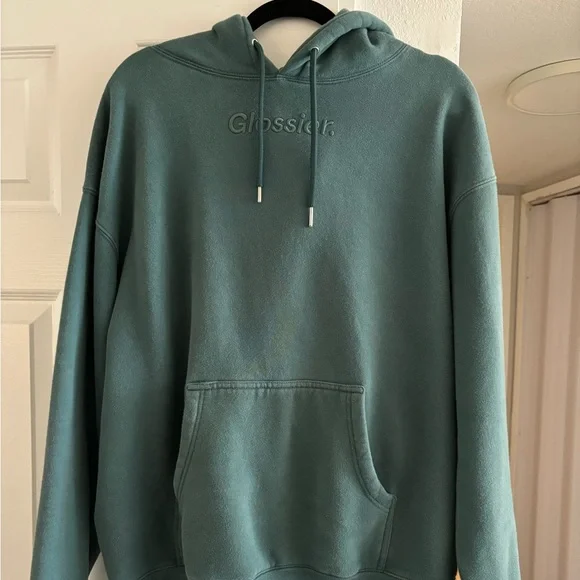 Limited Edition Fall 2021 Glossier Soft Sage Hoodie No Longer Available